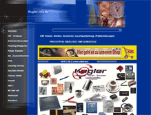 Tablet Screenshot of kugler-info.de